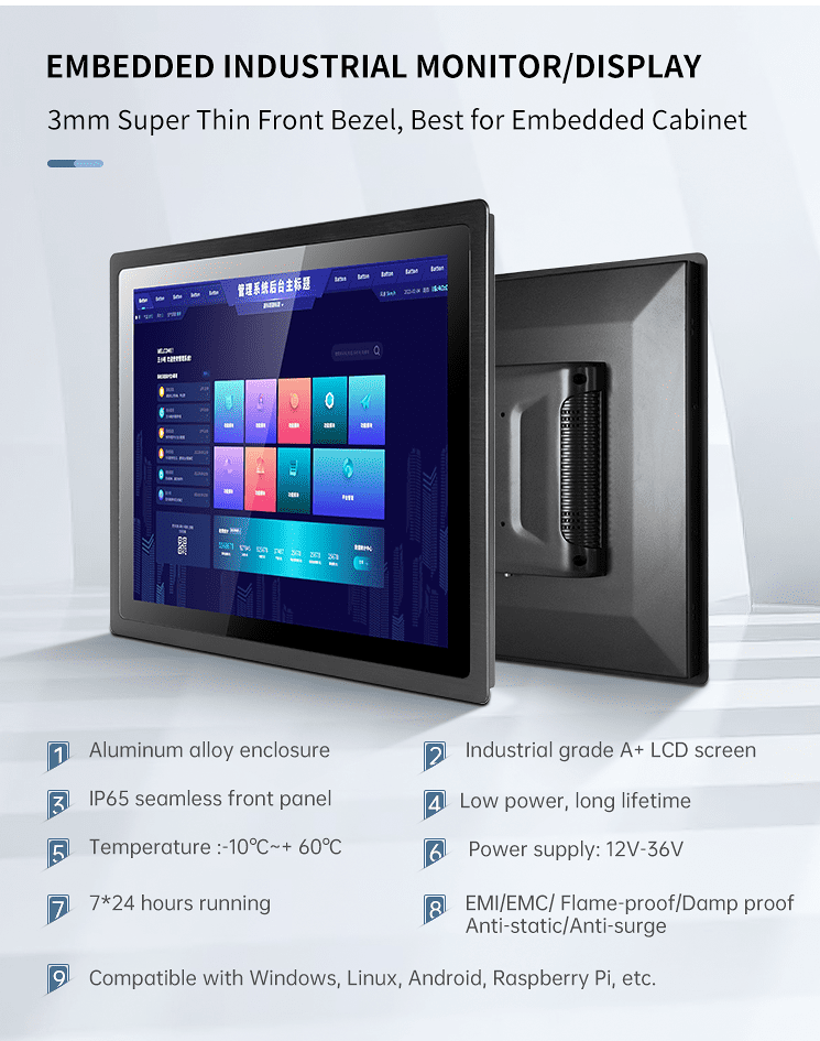 Embedded Industrial Panel PC Embedded Industrial Panel PC